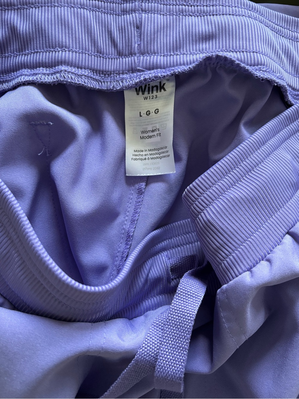 Wink Boundless Womens Scrub Set in Light Purple Size Large - Picture 7 of 7